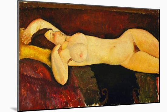 Amedeo Modigliani - Reclining Nude Arch-null-Mounted Giclee Print