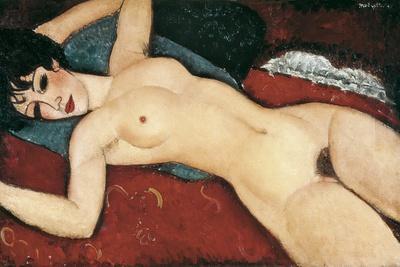 Sleeping Nude with Arms Open (Red Nude)