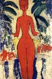 Standing Nude pencil on paper by Amedeo Modigliani-Amedeo Modigliani-Giclee Print