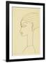 Amedeo Modigliani - Woman in Profile-null-Framed Giclee Print