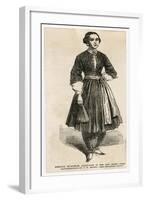 Amelia Bloomer American Reformer Who Wore Full Trousers for Women Now Known as Bloomers-null-Framed Art Print