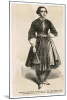 Amelia Bloomer American Reformer Who Wore Full Trousers for Women Now Known as Bloomers-null-Mounted Art Print