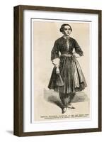 Amelia Bloomer American Reformer Who Wore Full Trousers for Women Now Known as Bloomers-null-Framed Art Print