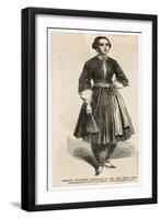 Amelia Bloomer American Reformer Who Wore Full Trousers for Women Now Known as Bloomers-null-Framed Art Print