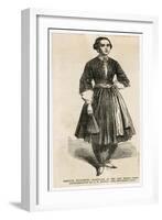 Amelia Bloomer American Reformer Who Wore Full Trousers for Women Now Known as Bloomers-null-Framed Art Print