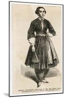 Amelia Bloomer American Reformer Who Wore Full Trousers for Women Now Known as Bloomers-null-Mounted Art Print