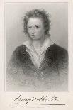 Percy Bysshe Shelley, Engraved by William Holl-Amelia Curran-Framed Stretched Canvas