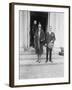 Amelia Earhart at the White House to see President Coolidge after flying the Atlantic, 1928-Harris & Ewing-Framed Photographic Print