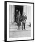 Amelia Earhart at the White House to see President Coolidge after flying the Atlantic, 1928-Harris & Ewing-Framed Photographic Print