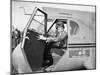 Amelia Earhart in an aeroplane, 1936-Harris & Ewing-Mounted Photographic Print