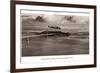 Amelia Earhart in Flight, Oakland to Honolulu, March 17, 1937-Clyde Sunderland-Framed Premium Giclee Print