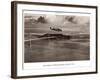 Amelia Earhart in Flight, Oakland to Honolulu, March 17, 1937-Clyde Sunderland-Framed Art Print