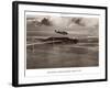 Amelia Earhart in Flight, Oakland to Honolulu, March 17, 1937-Clyde Sunderland-Framed Art Print