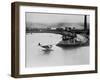 Amelia Earhart's Plane Leaving Port-null-Framed Photographic Print