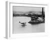 Amelia Earhart's Plane Leaving Port-null-Framed Photographic Print