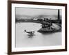 Amelia Earhart's Plane Leaving Port-null-Framed Photographic Print