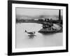 Amelia Earhart's Plane Leaving Port-null-Framed Photographic Print