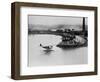 Amelia Earhart's Plane Leaving Port-null-Framed Photographic Print