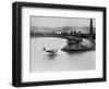 Amelia Earhart's Plane Leaving Port-null-Framed Photographic Print