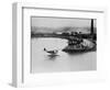 Amelia Earhart's Plane Leaving Port-null-Framed Photographic Print