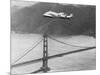 Amelia Earhart's Record Breaking Hop over Golden Gate Bridge-null-Mounted Photographic Print