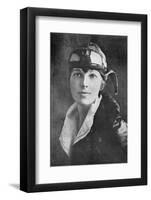 Amelia Earhart, US Aviation Pioneer-Science, Industry and Business Library-Framed Photographic Print