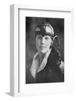 Amelia Earhart, US Aviation Pioneer-Science, Industry and Business Library-Framed Photographic Print