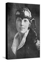 Amelia Earhart, US Aviation Pioneer-Science, Industry and Business Library-Stretched Canvas