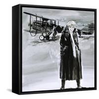 Amelia Earhart-Graham Coton-Framed Stretched Canvas