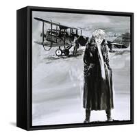 Amelia Earhart-Graham Coton-Framed Stretched Canvas