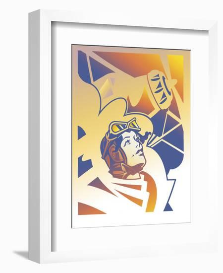 Amelia Erhart-David Chestnutt-Framed Giclee Print