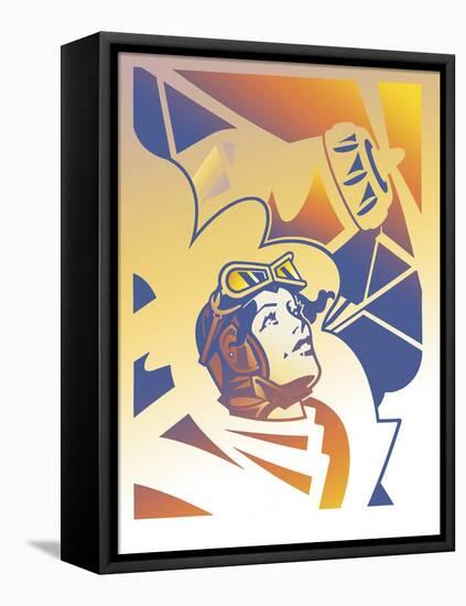 Amelia Erhart-David Chestnutt-Framed Stretched Canvas