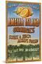 Amelia Island, Florida - Orange Grove - Vinatge Sign-Lantern Press-Mounted Art Print