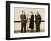 Amelia Mary Earhart Gets An Award-null-Framed Art Print