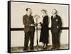 Amelia Mary Earhart Gets An Award-null-Framed Stretched Canvas