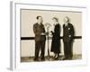 Amelia Mary Earhart Gets An Award-null-Framed Art Print