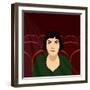 Amelie at the Flix-Claire Huntley-Framed Giclee Print