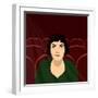 Amelie at the Flix-Claire Huntley-Framed Giclee Print