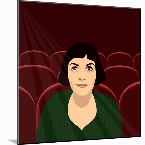 Amelie at the Flix-Claire Huntley-Mounted Giclee Print