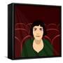 Amelie at the Flix-Claire Huntley-Framed Stretched Canvas