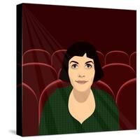 Amelie at the Flix-Claire Huntley-Stretched Canvas