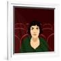 Amelie at the Flix-Claire Huntley-Framed Giclee Print