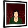 Amelie at the Flix-Claire Huntley-Framed Giclee Print