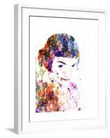 Amelie Watercolor-Anna Malkin-Framed Art Print