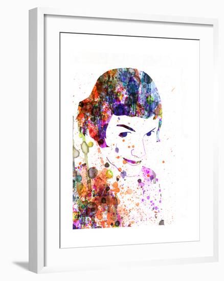 Amelie Watercolor-Anna Malkin-Framed Art Print