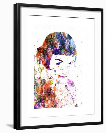 Amelie Watercolor-Anna Malkin-Framed Art Print