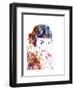 Amelie Watercolor-Anna Malkin-Framed Art Print