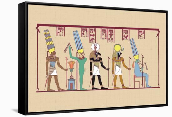 Amen-Ra, King of the Gods-J. Gardner Wilkinson-Framed Stretched Canvas