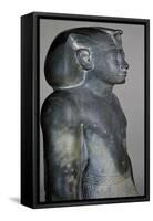 Amenhotep II, Schist Statue, Reign of Amenhotep II, from Courtyard of Cachette, Temple of Amun-null-Framed Stretched Canvas