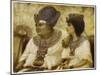 Amenhotep III and Tiy-Winifred Brunton-Mounted Art Print